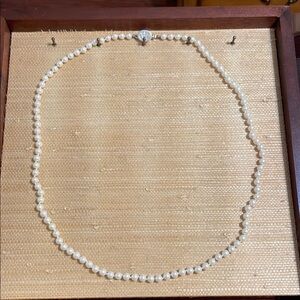 Ralph Lauren 28” Faux Pearl necklace